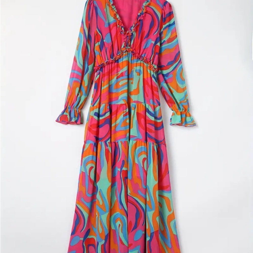 Vacation floral dress